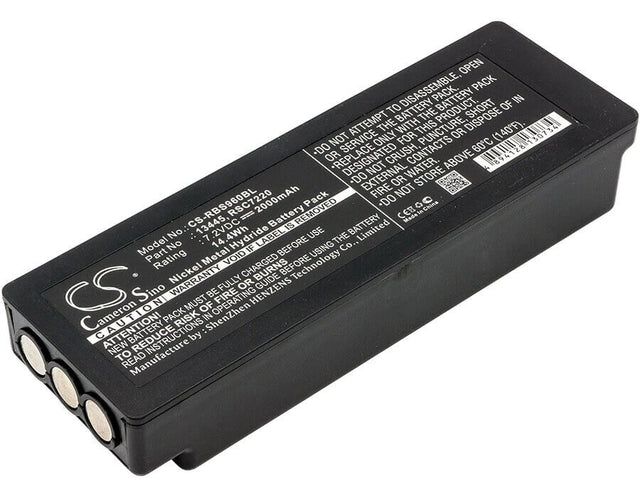 Crane Remote Battery For Scanreco, 590, 592, 790, 960, Cifa, Effer 7.2v, 2000mah - 14.40wh Crane Remote Control Cameron Sino Technology Limited   