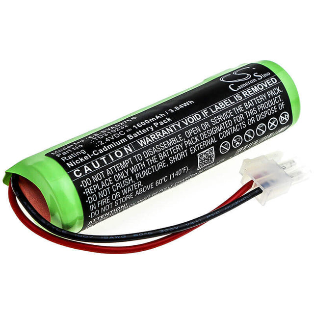 Battery For Schneider, Luxa, Ova Luxa 2.4v, 1600mah - 3.84wh Emergency Lighting Cameron Sino Technology Limited   