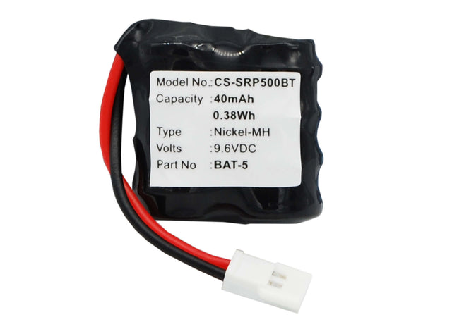 Battery For Scorpio Sr-i500, Sr-i600, Sr-i800 9.6v, 40mah - 0.38wh Batteries for Electronics Cameron Sino Technology Limited   
