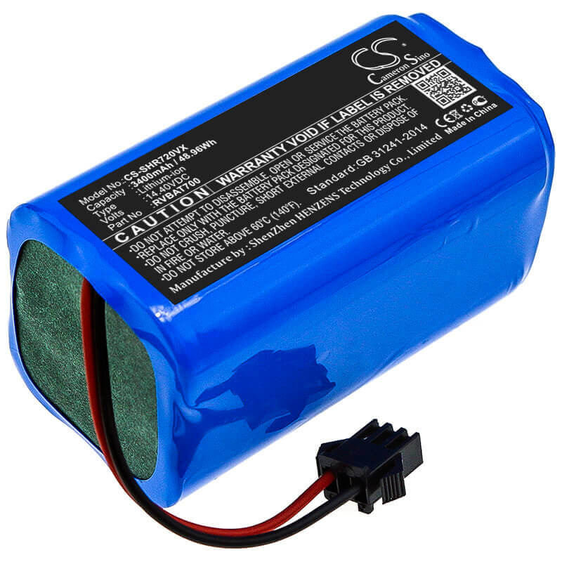 Battery For Shark, Ion Robot 700, Ion Robot 720, Ion Robot 750 14.4v, 3400mah - 48.96wh Vacuum Cameron Sino Technology Limited   