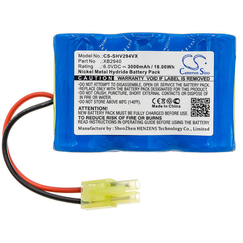 Battery For Shark, V2940c, V2940cfs 6v, 3000mah - 18.00wh Vacuum Cameron Sino Technology Limited   