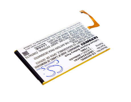 Battery For Sharp Aquos Crystal, 306sh, Sh825wi 3.8v, 2040mah - 4.81wh Mobile, SmartPhone Cameron Sino Technology Limited   