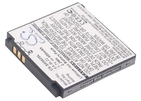 Battery For Sharp Sh5010c, Sh5018c, Sh5020c 3.7v, 600mah - 2.22wh Mobile, SmartPhone Cameron Sino Technology Limited   