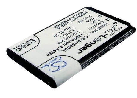 Battery For Sharp Sh800m, Sh800, N49a 3.7v, 1200mah - 4.44wh Mobile, SmartPhone Cameron Sino Technology Limited   