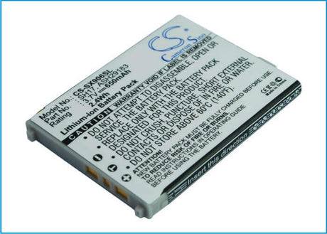 Battery For Sharp Sh906i, 906i, 906h 3.7v, 650mah - 2.41wh Mobile, SmartPhone Cameron Sino Technology Limited   