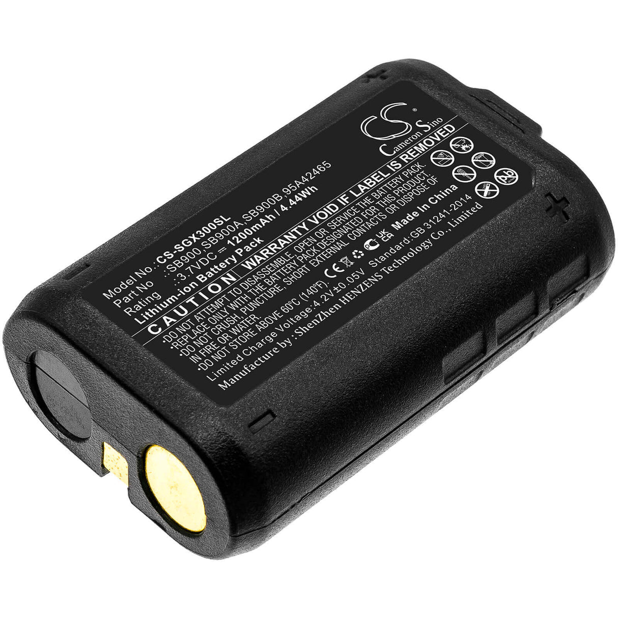 Battery For Shure, P10r, P3ra, P9ra 3.7v, 1200mah - 4.44wh Batteries for Electronics Cameron Sino Technology Limited (Suspended)   