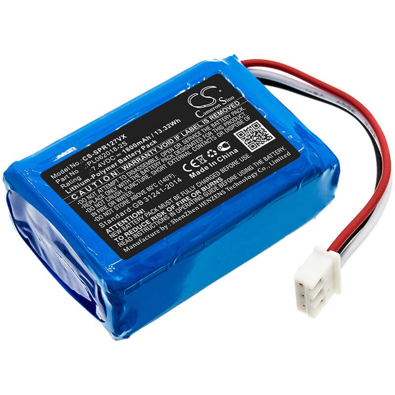 Battery For Sichler, Pr-025, Pr-030, Pr-041 7.4v, 1800mah - 13.32wh Vacuum Cameron Sino Technology Limited (Medical)   