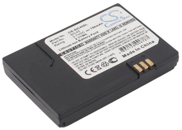 Battery For Siemens C45, C50, 2118 3.7v, 750mah - 2.78wh Batteries for Electronics Cameron Sino Technology Limited (Suspended)   