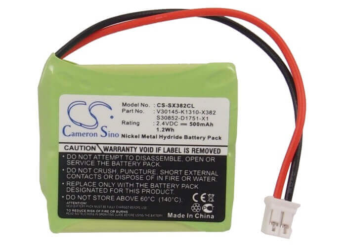 Battery For Siemens, Gigaset E40, Gigaset E45, 2.4v, 500mah - 1.20wh Cordless Phone Cameron Sino Technology Limited (Cordless Phone)   