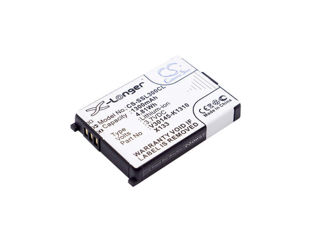 Battery For Siemens Gigaset Sl3501, Gigaset Sl30, Gigaset 4000 Micro 3.7v, 1300mah - 4.81wh Cordless Phone Cameron Sino Technology Limited (Cordless Phone)   