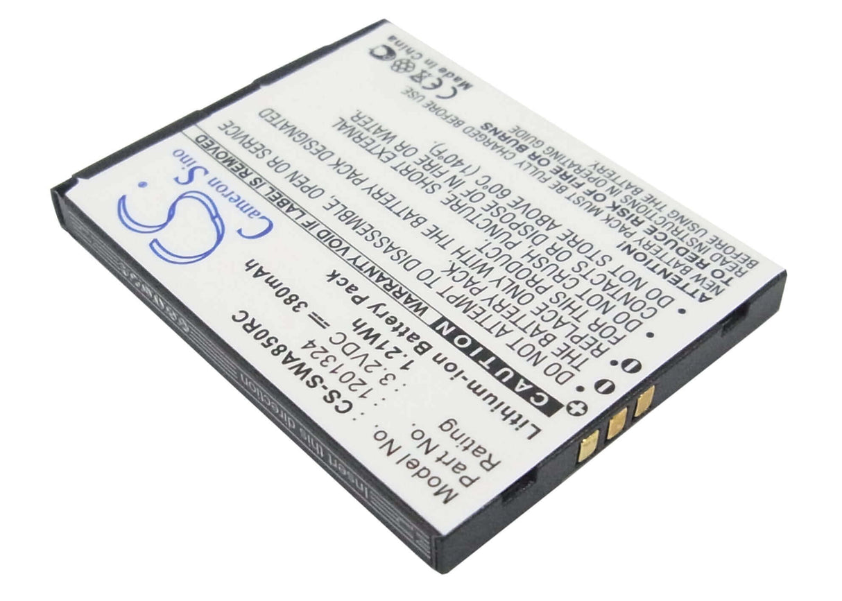 Battery For Sierra Wireless Aircard 595u, Aircard 875u, Aircard 880u 3.2v, 380mah - 1.22wh Hotspot Cameron Sino Technology Limited   