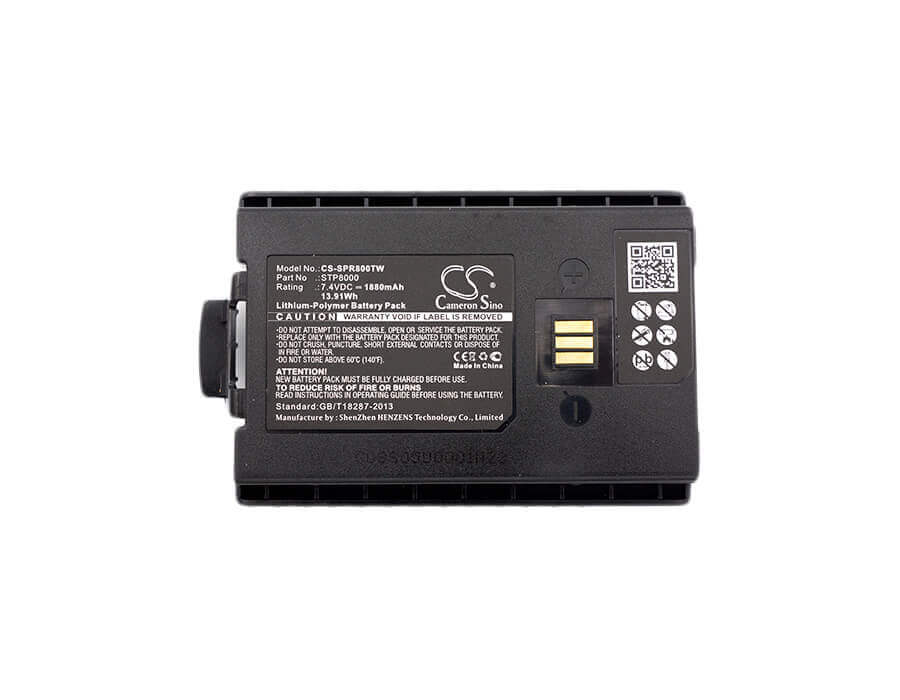 Battery For Simoco-sepura Tetra Stp8000, Tetra Sts8000, Tetra Stp8038 7.4v, 1880mah - 13.91wh Two-Way Radio Cameron Sino Technology Limited   