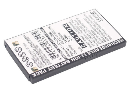 Battery For Sirius Stiletto Sl2 3.7v, 1450mah - 5.37wh DAB Digital Cameron Sino Technology Limited   