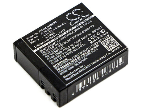 Battery For Sjcam Dx 288812, Dx 288813, 3.7v, 900mah - 3.33wh Camera Cameron Sino Technology Limited   