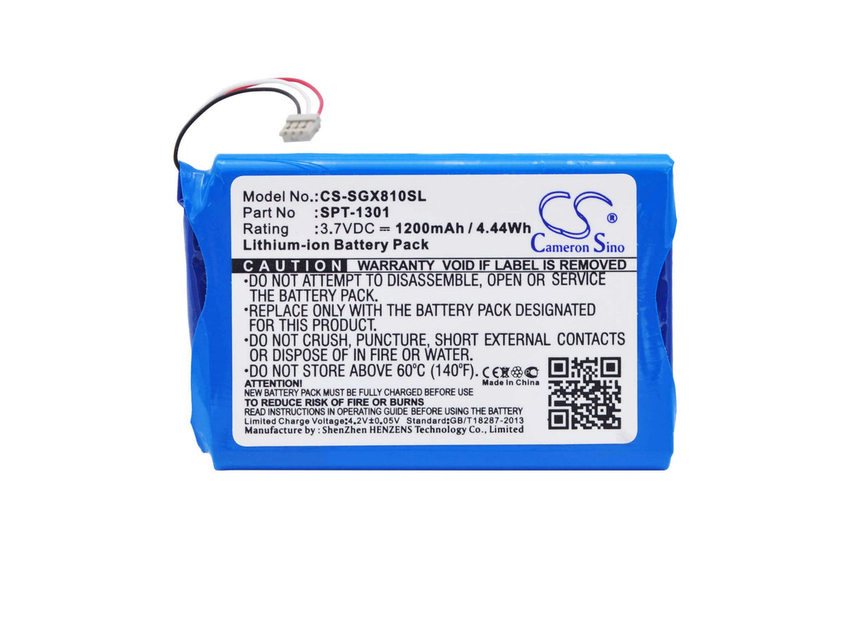 Battery For Skygolf Skycaddie Touch, X8f-sctouch, 3.7v, 1200mah - 4.44wh GPS, Navigator Cameron Sino Technology Limited   