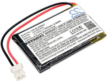 3.7V, Li-Polymer, 700mAh, LED Light battery fits Solar Led Light, 24-800-002, Sl-24000, 2.59Wh