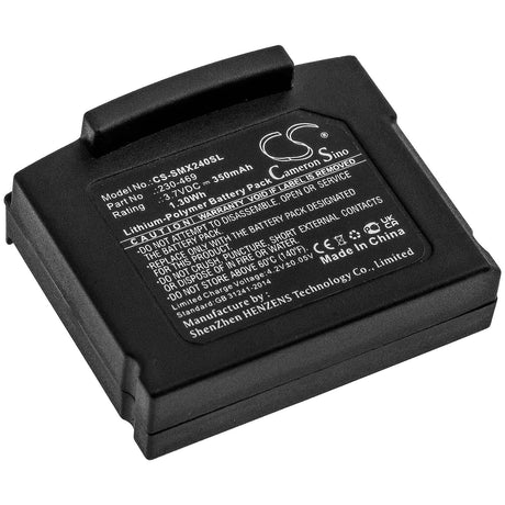 Battery For Sonumaxx 2.4 Range, 2.4 Pr Receiver 3.7v, 350mah - 1.30wh Wireless Headset Cameron Sino Technology Limited   