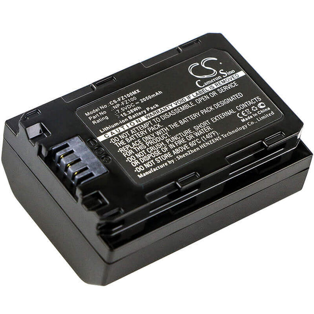 Battery For Sony Alpha A9, A7r Mark 3, A7 Mark 3 7.5v, 2050mah - 15.38wh Camera Cameron Sino Technology Limited   