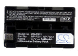 Battery For Sony Ccd-cr1, Ccd-cr1e, Cyber-shot Dsc-f505, 3.7v, 1440mah - 5.33wh Camera Cameron Sino Technology Limited   