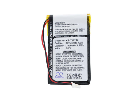 Battery For Sony Clie Peg-tj27, Clie Peg-tj37 3.7v, 750mah - 2.78wh PDA, Pocket PC Cameron Sino Technology Limited   