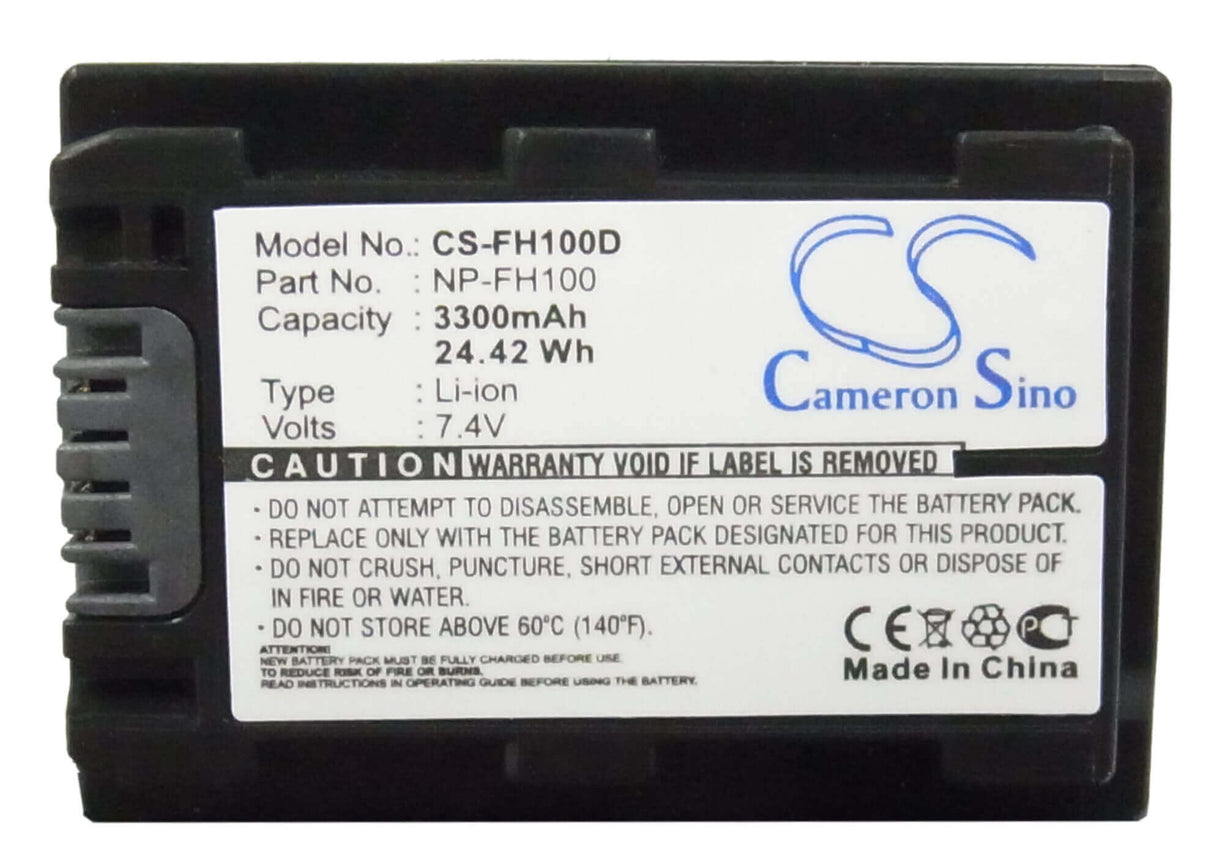 Battery For Sony Cr-hc51e, Dcr-30, Dcr-dvd103, Dcr-dvd105, 7.4v, 3300mah - 24.42wh Camera Cameron Sino Technology Limited   