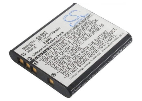 Battery For Sony Cyber-shot Dsc-s950p, Cyber-shot Dsc-s950s, 3.7v, 770mah - 2.85wh Camera Cameron Sino Technology Limited   