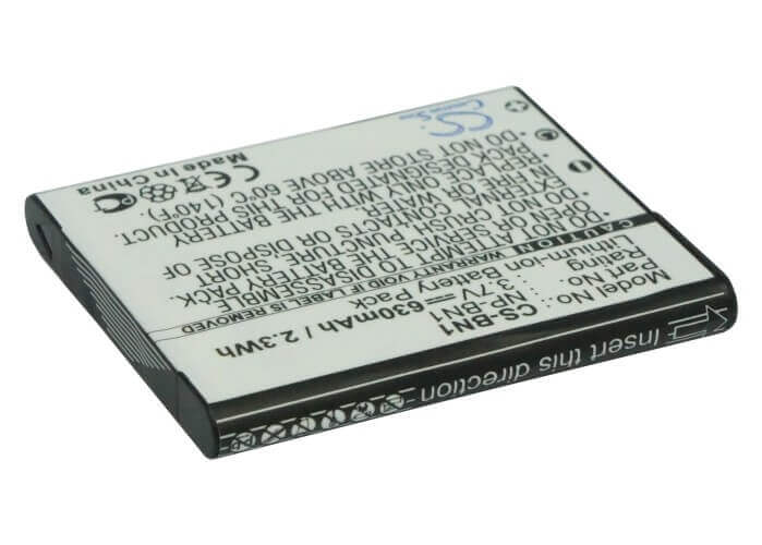 Camera battery For Sony Cyber-shot Dsc-t110p, BN-1, 3.7v, 630mah - 2.33wh Camera Cameron Sino Technology Limited   