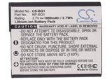 Battery For Sony Cyber-shot Dsc-w170/n, Cyber-shot Dsc-w35, 3.7v, 1000mah - 3.70wh Camera Cameron Sino Technology Limited   