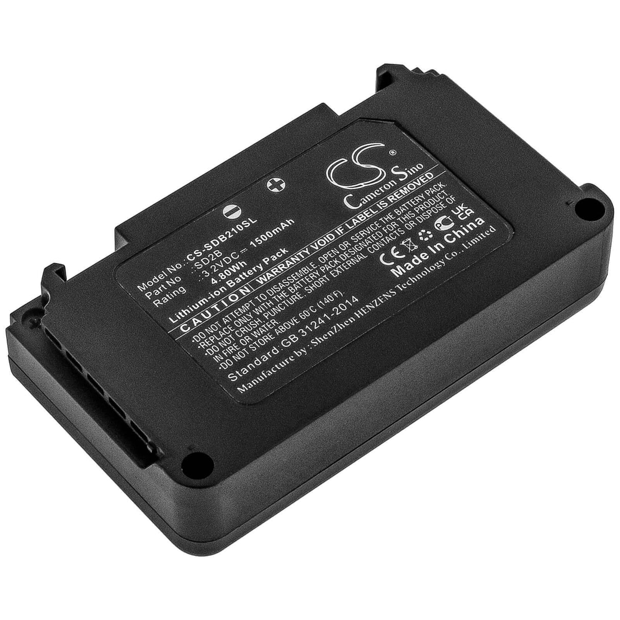 Battery For Sony, D21, D22, D25 3.2v, 1500mah - 4.80wh Microphone Cameron Sino Technology Limited   