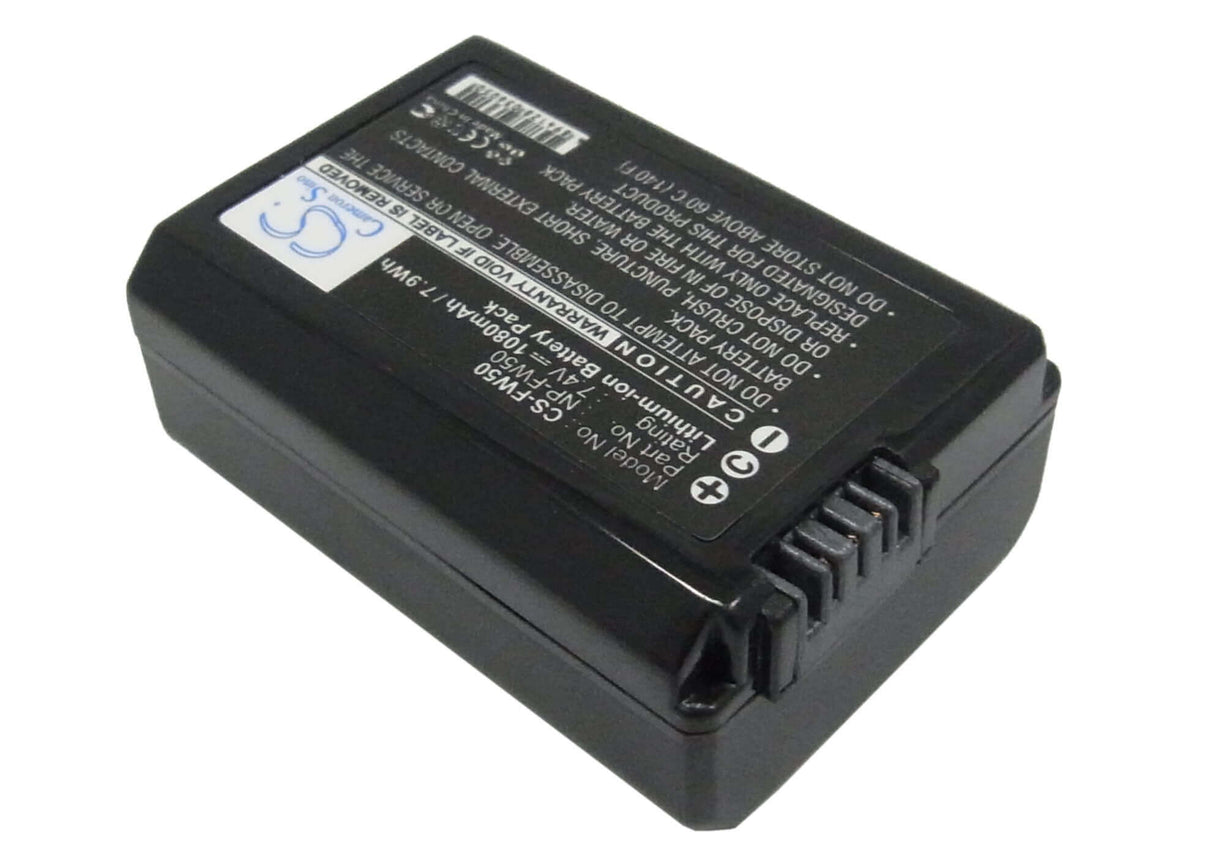 Battery For Sony Dlsr A55, Slt-a35b, Alpha 7.4v, 1080mah - 7.99wh Camera Cameron Sino Technology Limited   