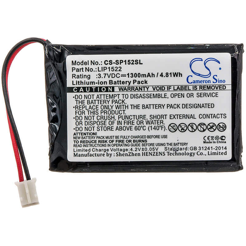 Battery For Sony Dualshock 4 Wireless Controller, Chu-zct1h 3.7v, 1300mah - 4.81wh Game Console Cameron Sino Technology Limited   