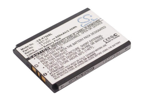 Battery For Sony Ericsson K750, D750, D750i 3.7v, 650mah - 2.41wh Mobile, SmartPhone Cameron Sino Technology Limited   