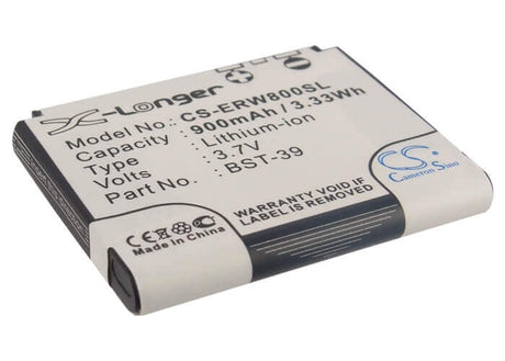 Battery For Sony Ericsson W910i, W580i, W700i 3.7v, 900mah - 3.33wh Mobile, SmartPhone Cameron Sino Technology Limited   