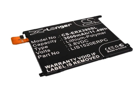 Battery For Sony Ericsson Xperia Z Ultra, Xl39, Xl39h 3.8v, 3000mah - 11.40wh Mobile, SmartPhone Cameron Sino Technology Limited   