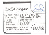 Battery For Sony Ericsson Z800, V800i, V800 3.7v, 900mah - 3.33wh Mobile, SmartPhone Cameron Sino Technology Limited   