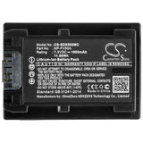 Battery For Sony, Fdr-ax33, Fdr-ax40 7.3v, 1600mah - 11.68wh Camera Cameron Sino Technology Limited   