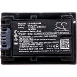 Battery For Sony, Fdr-ax33, Fdr-ax40 7.3v, 2050mah - 14.97wh Camera Cameron Sino Technology Limited   