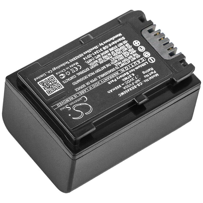 Battery For Sony, Fdr-ax33, Fdr-ax40 7.3v, 900mah - 6.57wh Camera Cameron Sino Technology Limited   