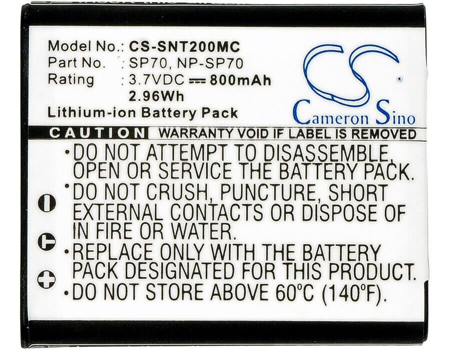 Battery For Sony Mdr-1rbt 3.7v, 800mah - 2.96wh Camera Cameron Sino Technology Limited   