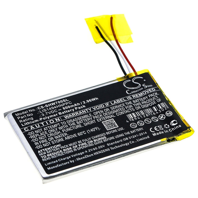 Battery For Sony, Mdr-hw700ds 3.7v, 800mah - 2.96wh Wireless Headset Cameron Sino Technology Limited   