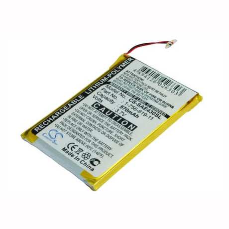 Battery For Sony Nw-e435, Nw-e435f, Sok-nwz-e435f(b) 3.7v, 570mah - 2.11wh Media Player Cameron Sino Technology Limited   