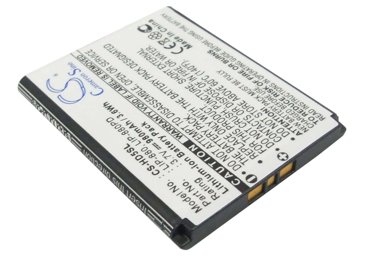 Battery For Sony Nw-hd5 Silver, Nw-hd5, Nw-hd5b 3.7v, 980mah - 3.63wh Media Player Cameron Sino Technology Limited   