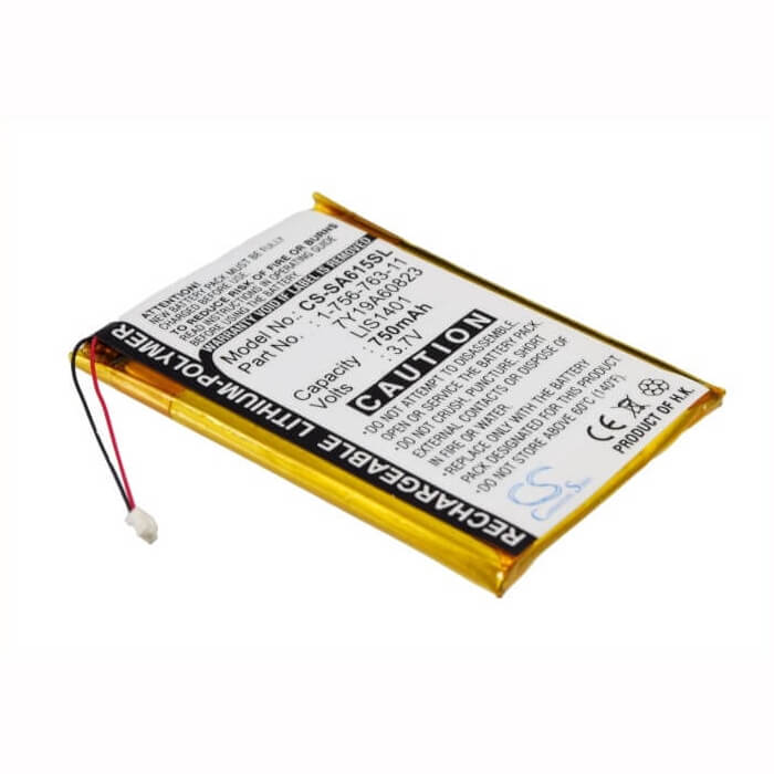 Battery For Sony Nwz-s600, Nwz-s600f, Nwz-s610 3.7v, 750mah - 2.78wh Media Player Cameron Sino Technology Limited   