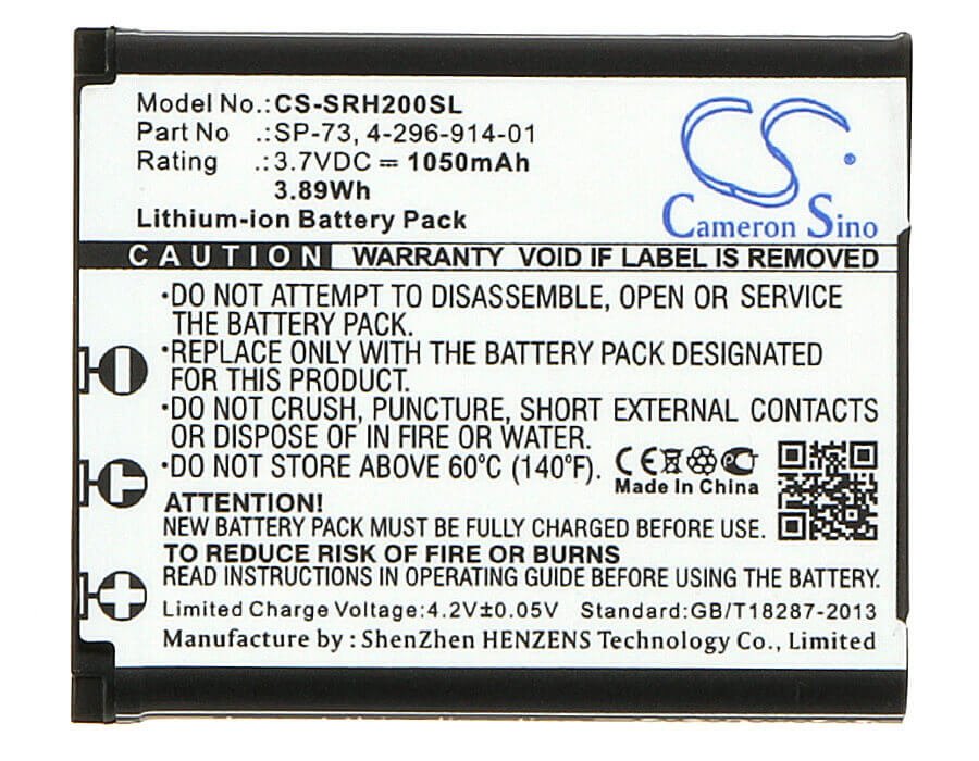 Battery For Sony Pha-1, Pha-2 3.7v, 1050mah - 3.89wh Speaker Cameron Sino Technology Limited   