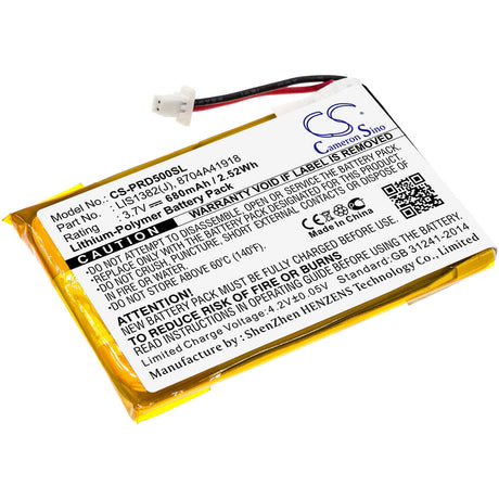 Battery For Sony Portable Reader Prs-500, Portable Reader Prs-505, Portable Reader Prs-505sc/jp 3.7v, 750mah - 2.78wh E-book, E-reader Cameron Sino Technology Limited   