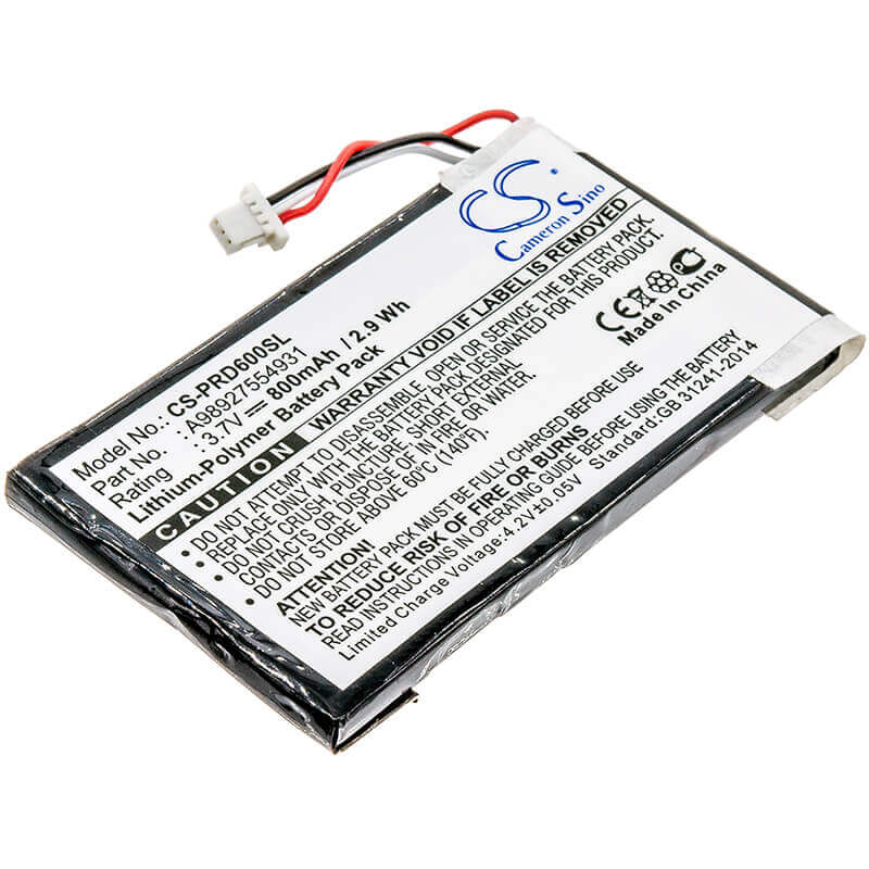 Battery For Sony Prs-600, Prs-600/rc, Prs-600/bc 3.7v, 800mah - 2.96wh E-book, E-reader Cameron Sino Technology Limited   