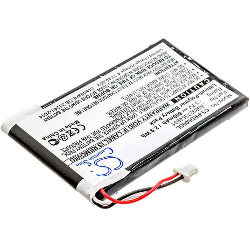 Battery For Sony Prs-600, Prs-600/rc, Prs-600/bc 3.7v, 800mah - 2.96wh E-book, E-reader Cameron Sino Technology Limited   