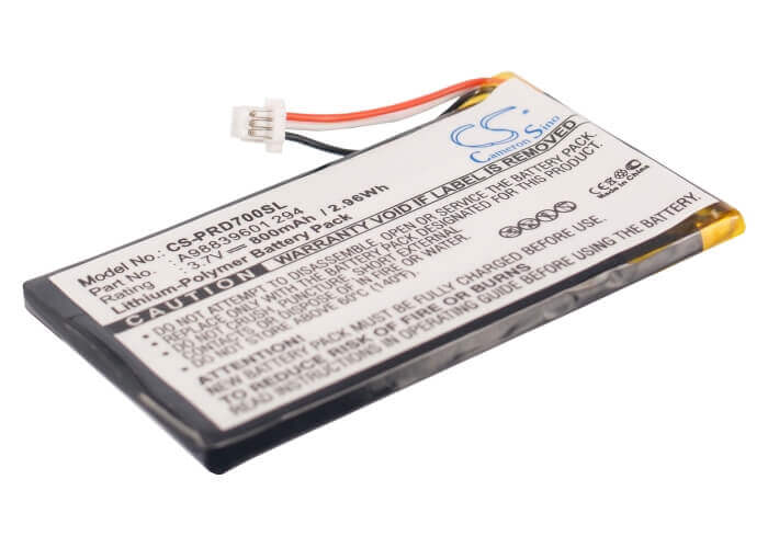 Battery For Sony Prs-700, Prs-700bc 3.7v, 800mah - 2.96wh E-book, E-reader Cameron Sino Technology Limited   