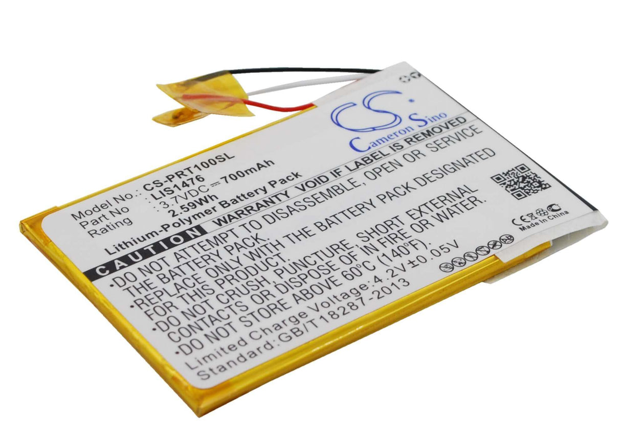 Battery For Sony Prs-t1, Prs-t2, Prs-t3 3.7v, 700mah - 2.59wh E-book, E-reader Cameron Sino Technology Limited   