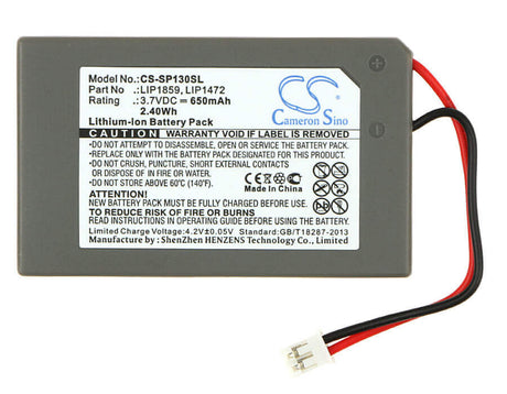 Battery For Sony Ps3, Playstation 3 Sixaxis 3.7v, 650mah - 2.41wh Game Console Cameron Sino Technology Limited   